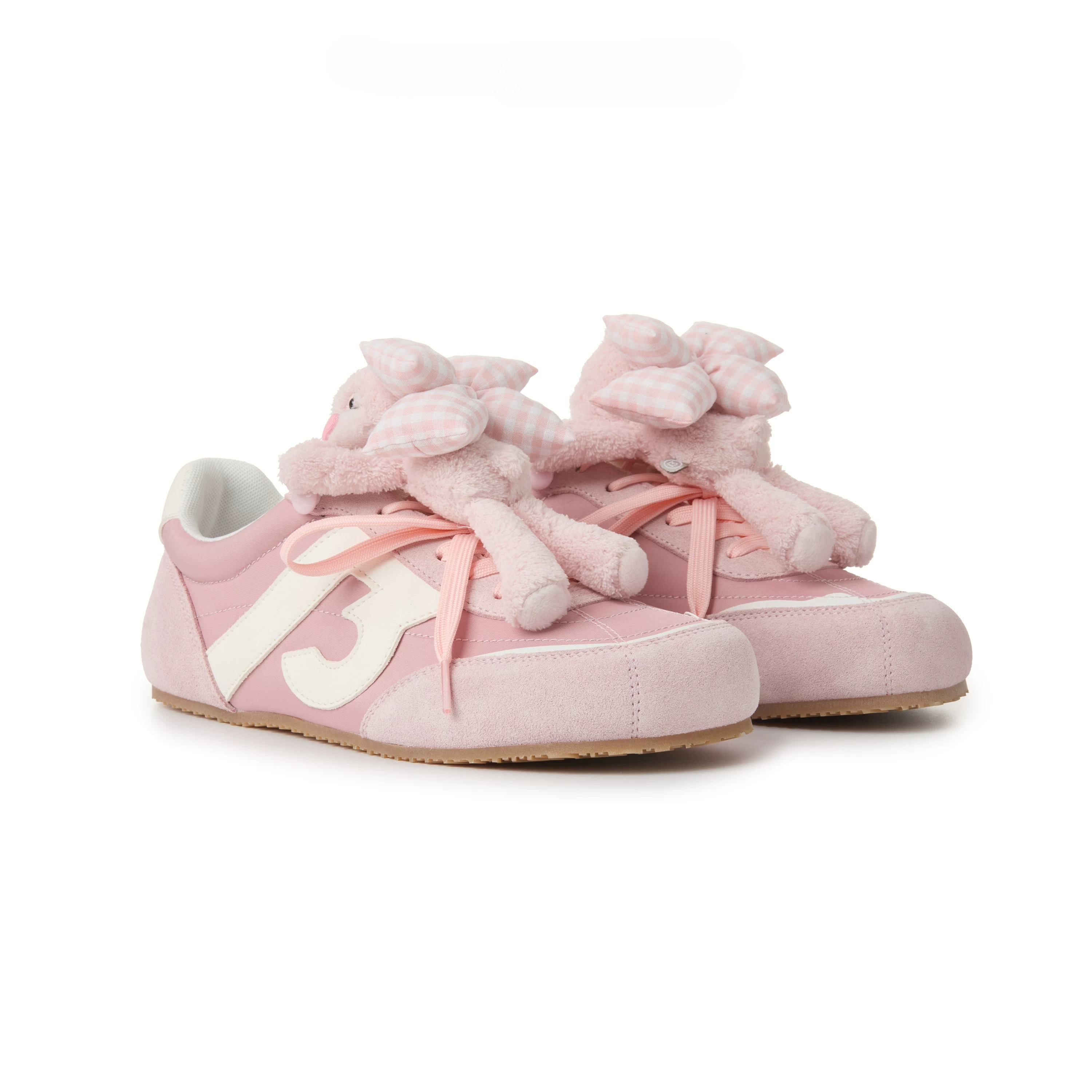 Bear Plush Casual Sneakers