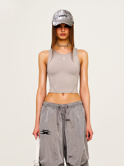Mesh Quick Dry Waist Cinching Short Sling