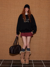 Embellished Animal Embroidery Cotton Sweatshirt - CHINASQUAD