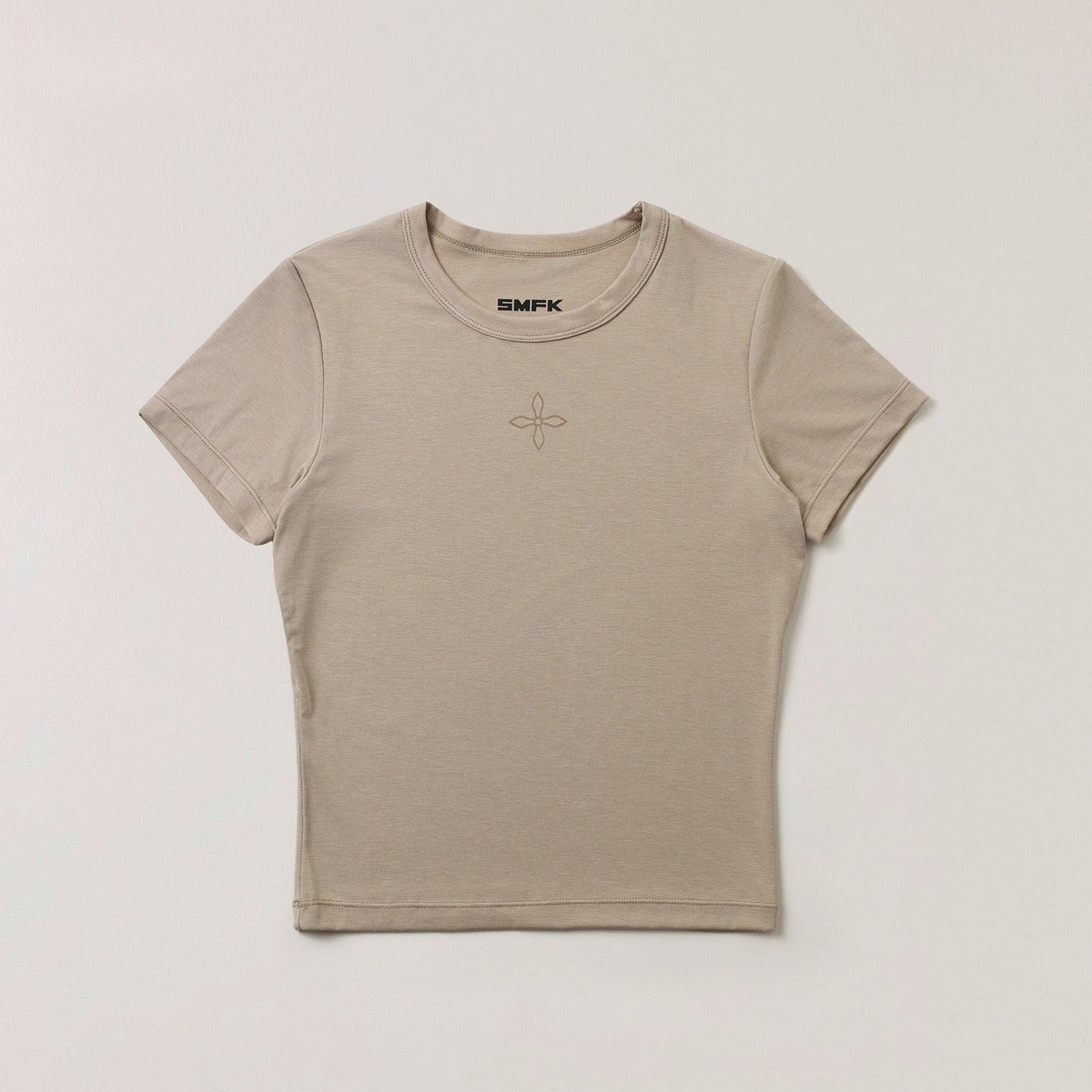 Compass Emblem Fitted Stretch Tee