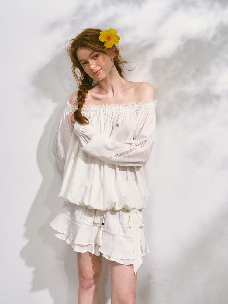 Cool and Relaxing Sun-protection Cover-up &amp; Skort Set