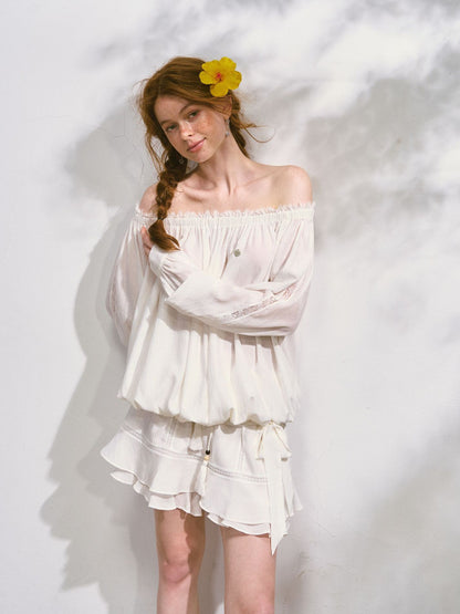 Cool and Relaxing Sun-protection Cover-up &amp; Skort Set
