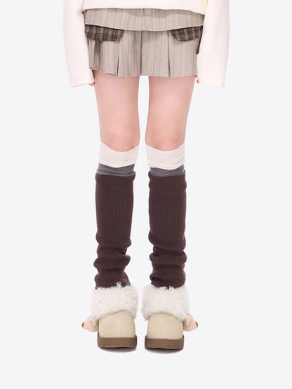 Plush Lined Platform Short Snow Boots