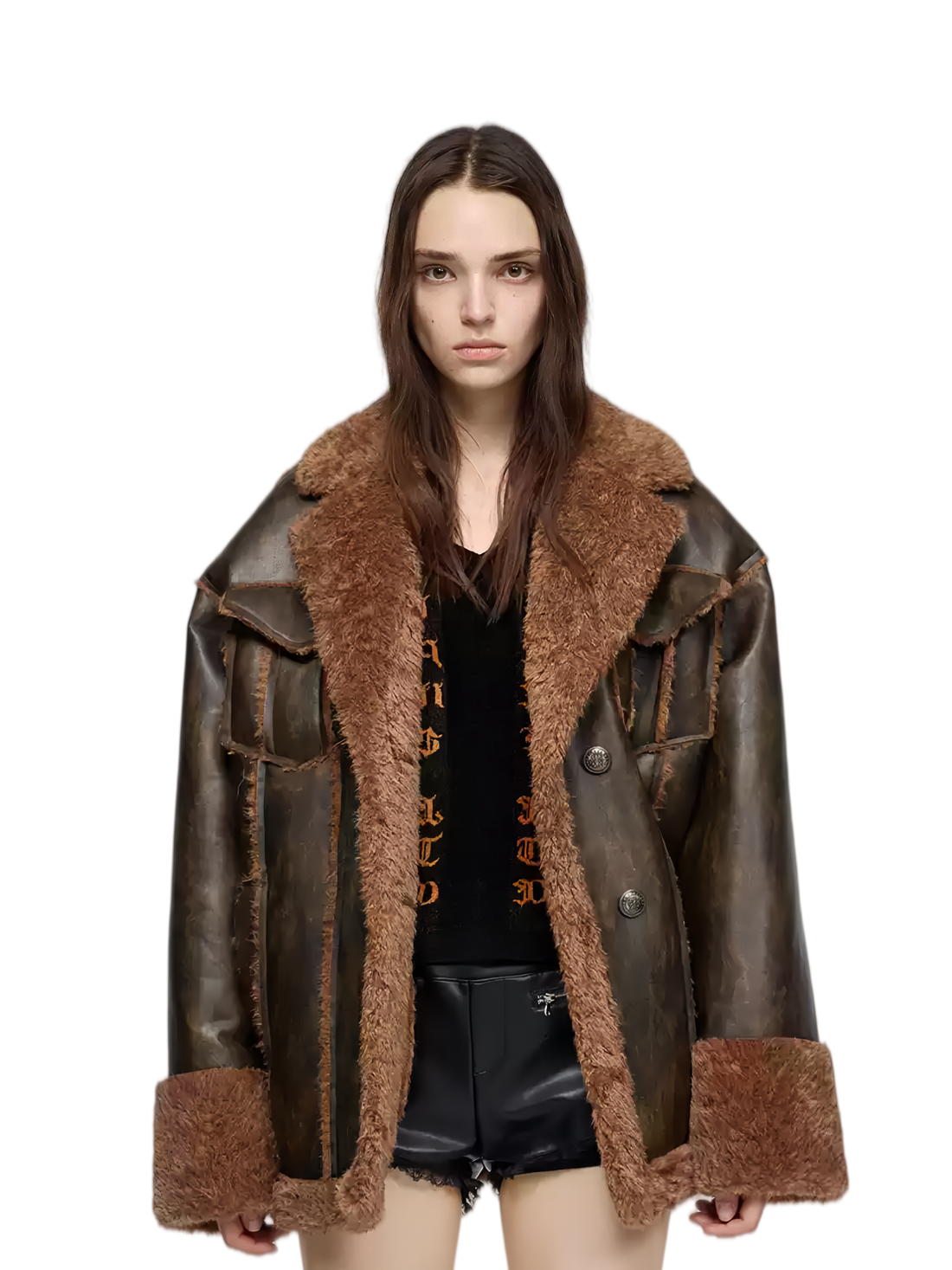 Faux Shearling Bonded Jacket