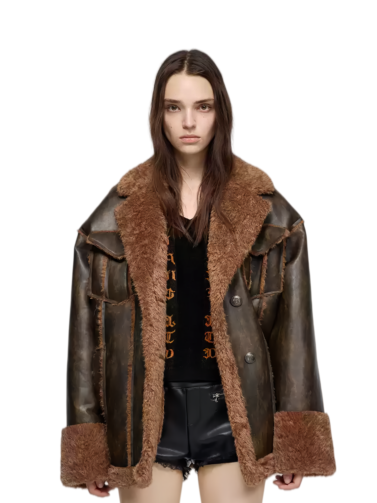 Faux Shearling Bonded Jacket