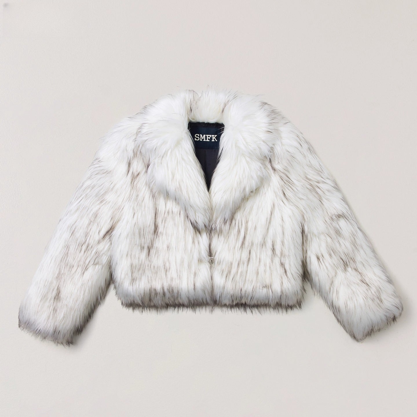 Cross Relic Wilderness Hunter Cropped Faux Fur Jacket