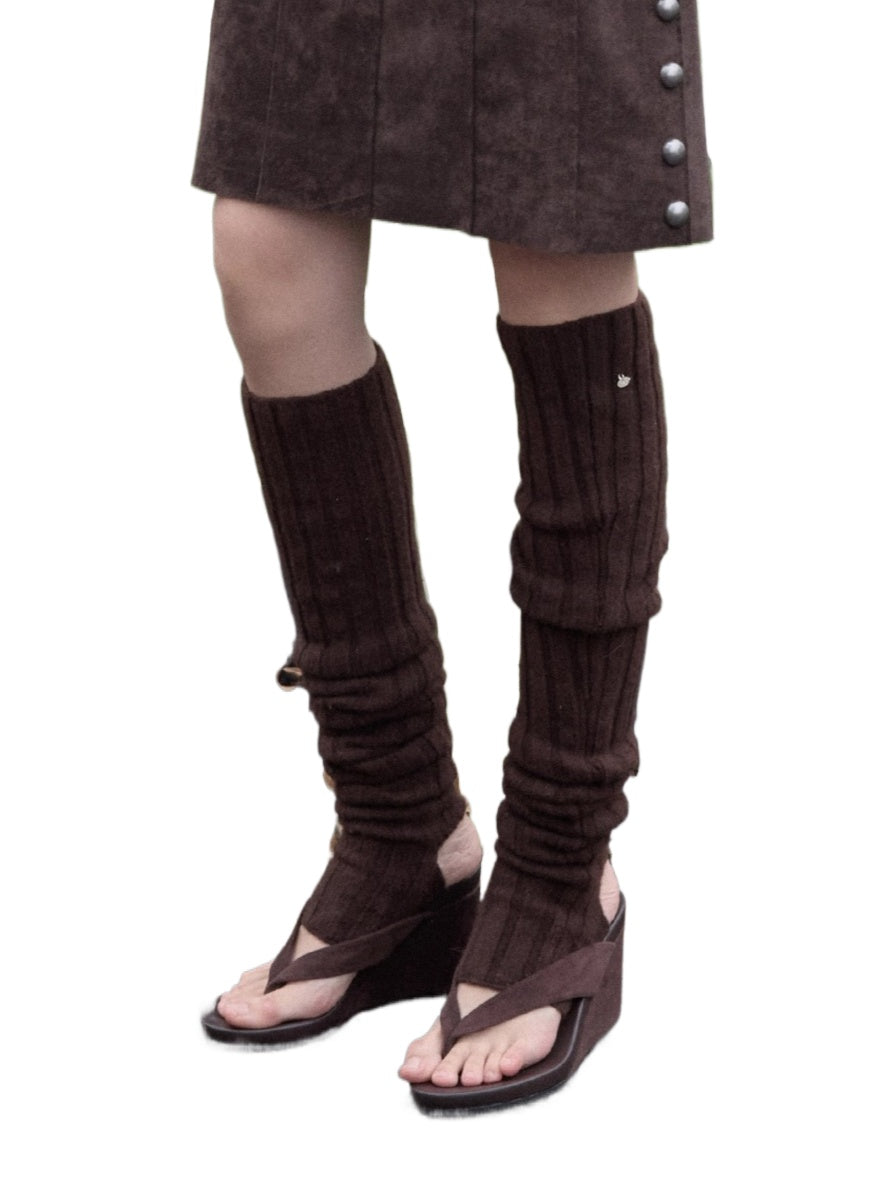 Wool Blend Over-the-Knee Slouchy Socks