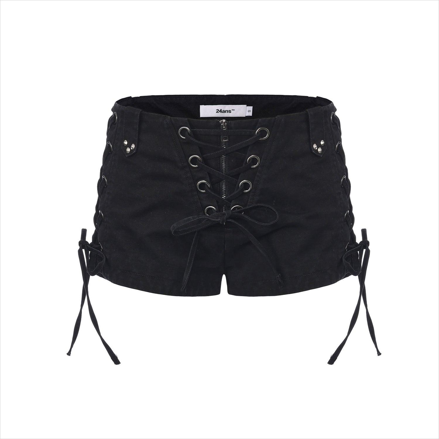 Vintage Washed Punk Grunge Drawstring Hot Shorts