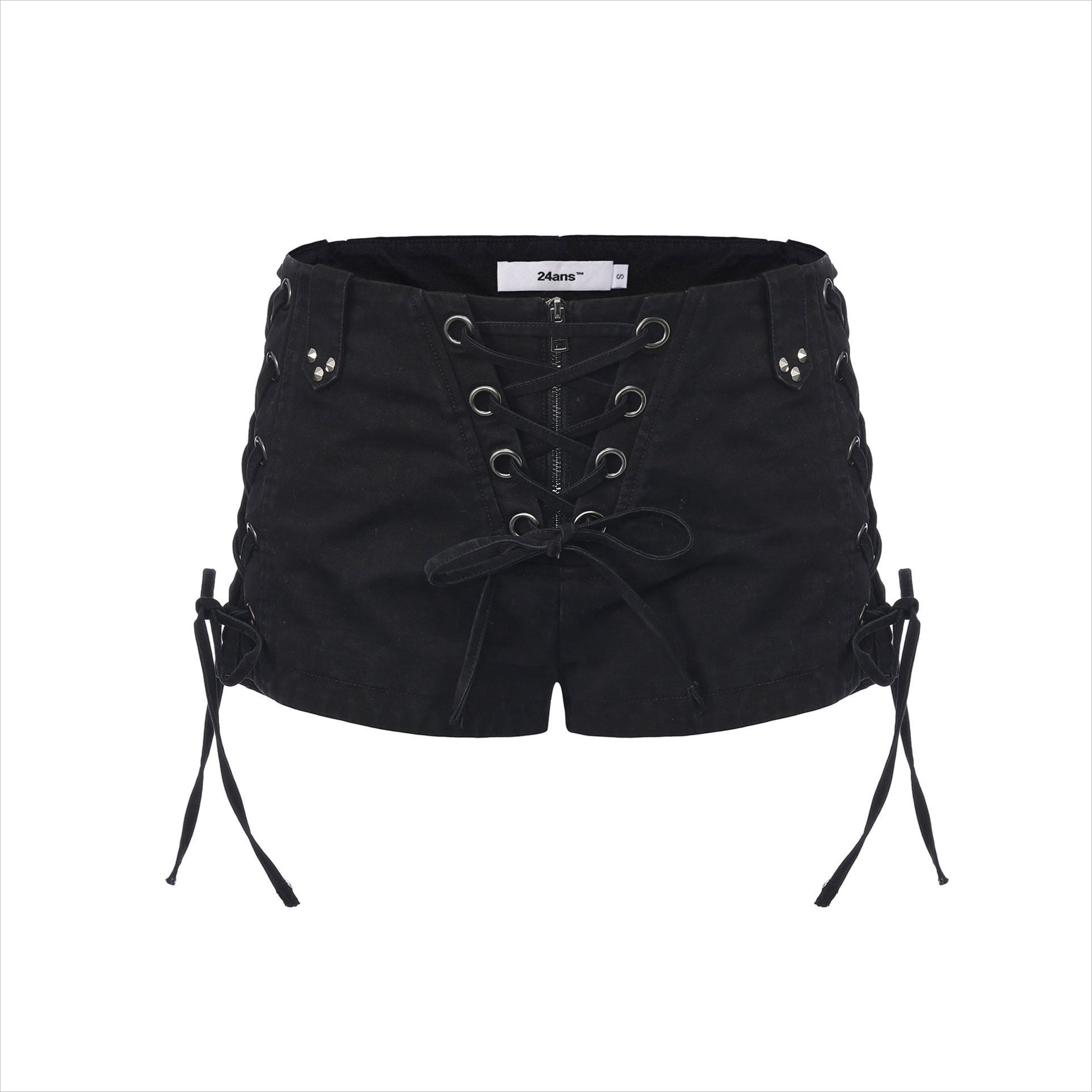 Vintage Washed Punk Grunge Drawstring Hot Shorts