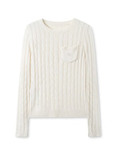 "Djembe Series" Wool Round Neck Slim Knit Crewneck - CHINASQUAD