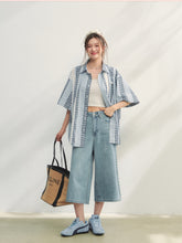 Lace - Plaid Embroidered Shirt - CHINASQUAD