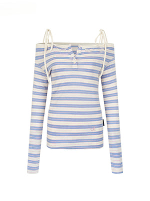 Blue and White Stripe / S