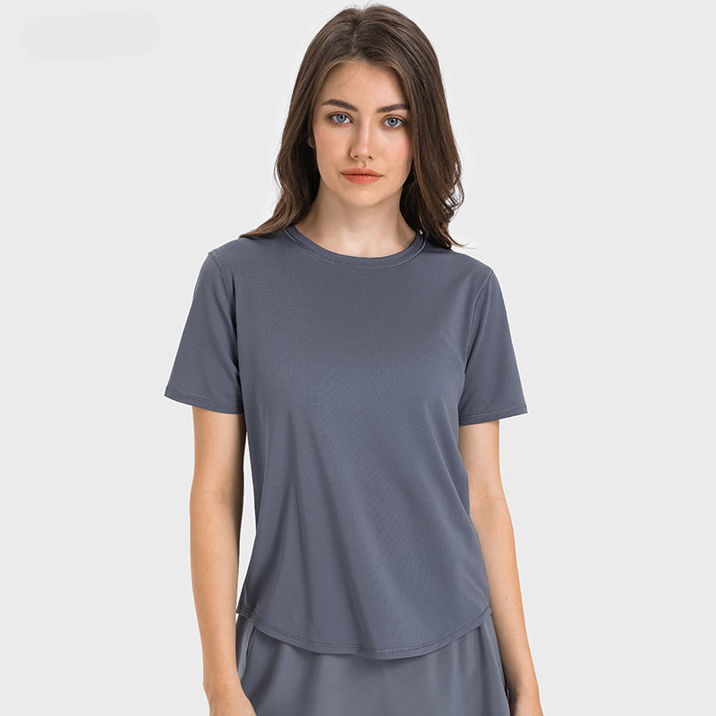 Round-neck Quick-drying Sunscreen Short Sleeve