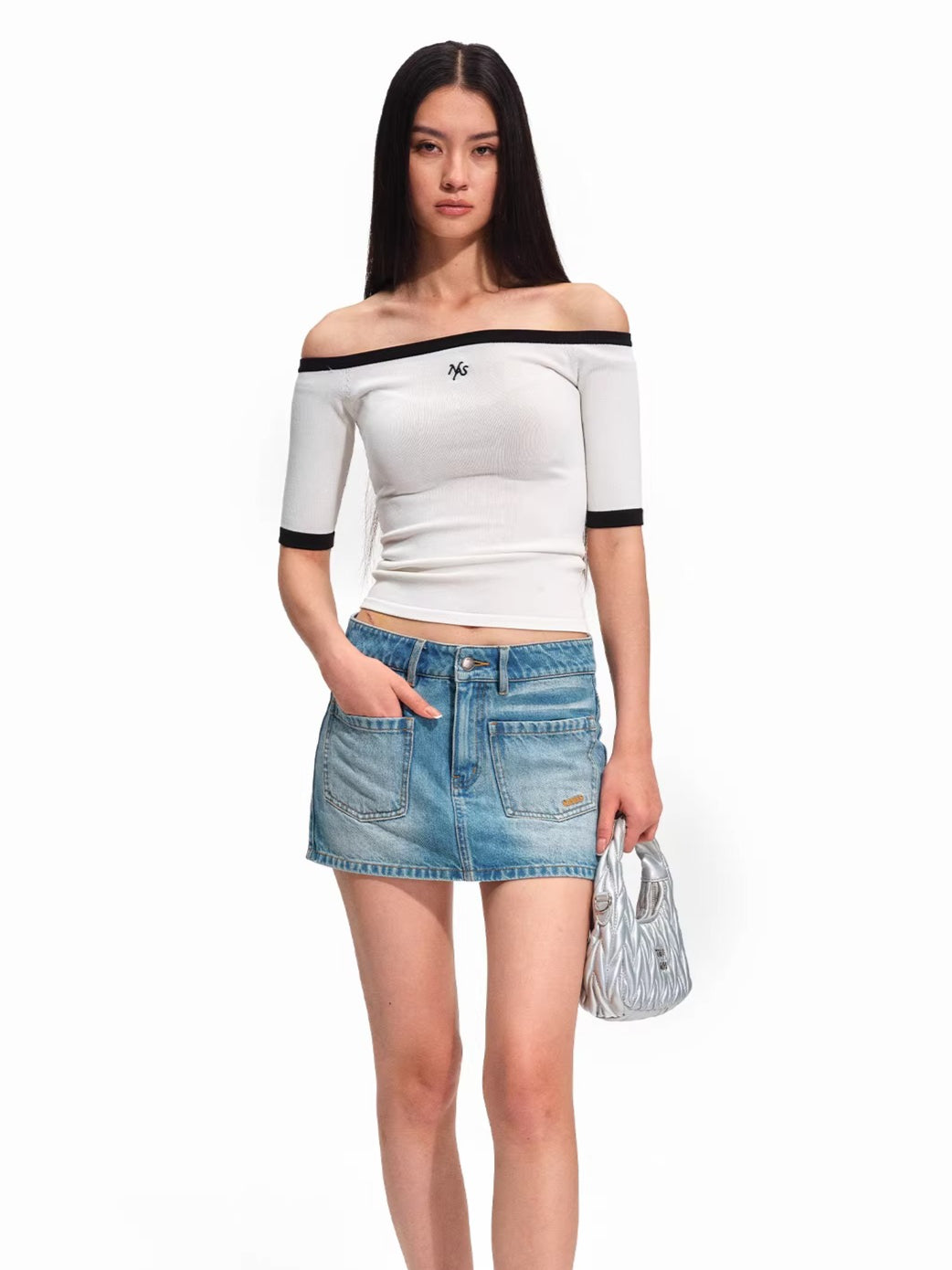 Slimming Flattering Kelly Knit T-Shirt