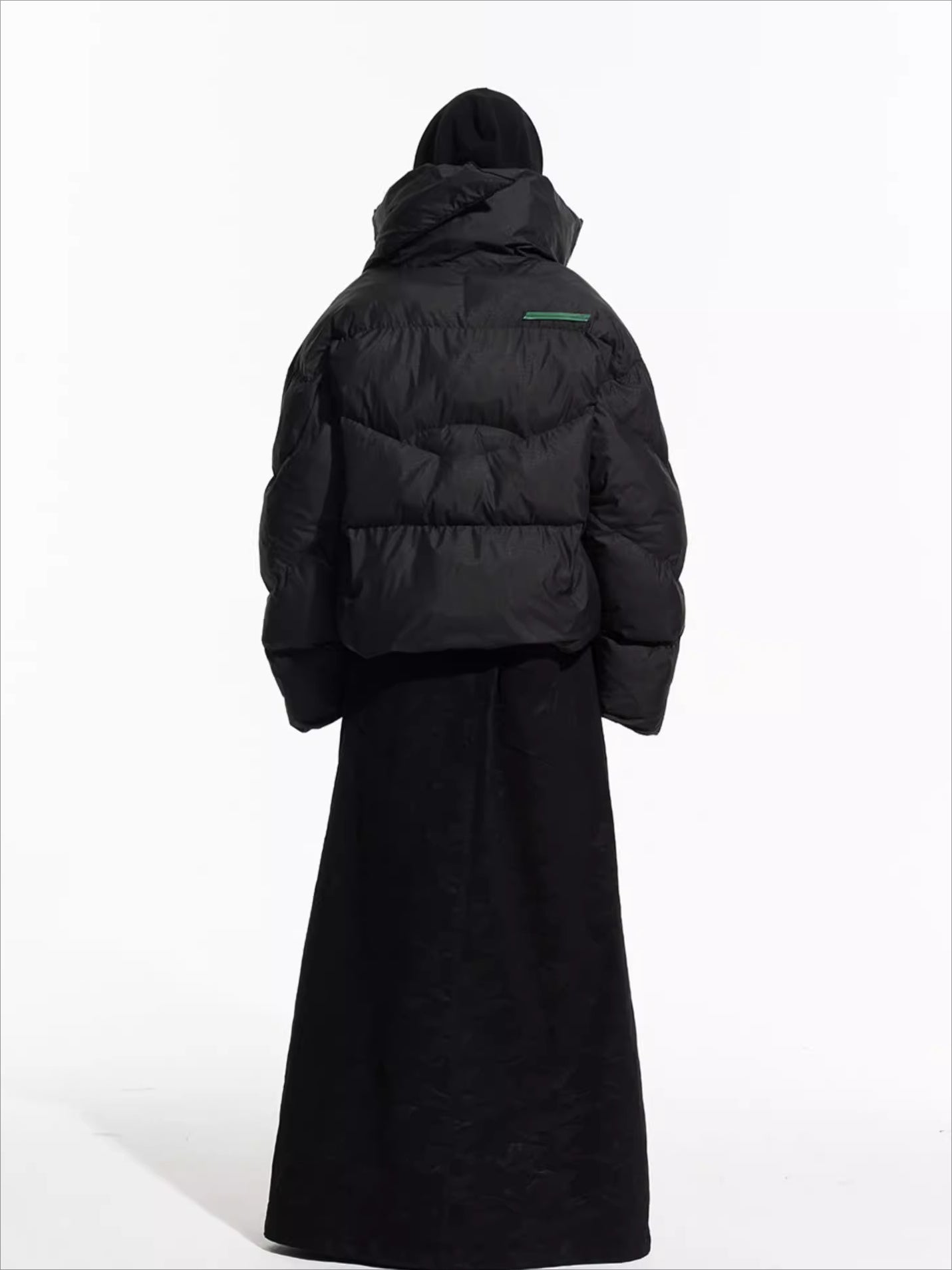 Asymmetric Deconstructed Cotton Padded Jacket