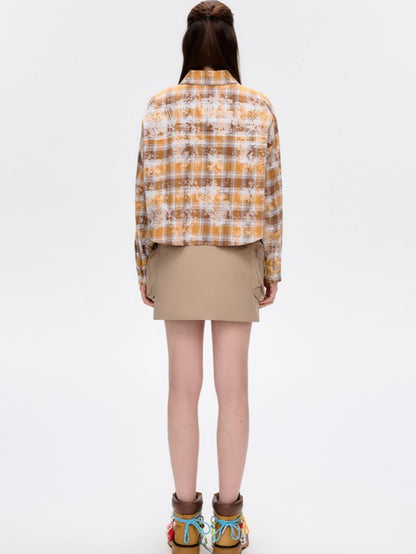 Charm-Embellished Platform Combat Boots