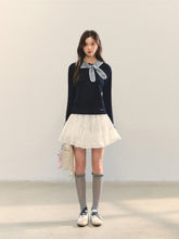 Cable Knit Checkered Sweater - CHINASQUAD