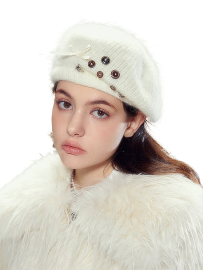 Wool Knit Beret