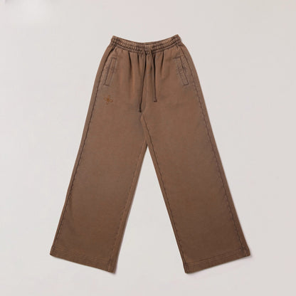 Cross Emblem Tower Wide-Leg Sweatpants