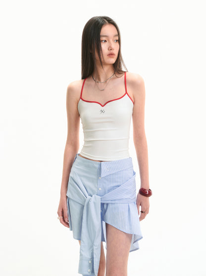 Tie Design Irregular Skirt