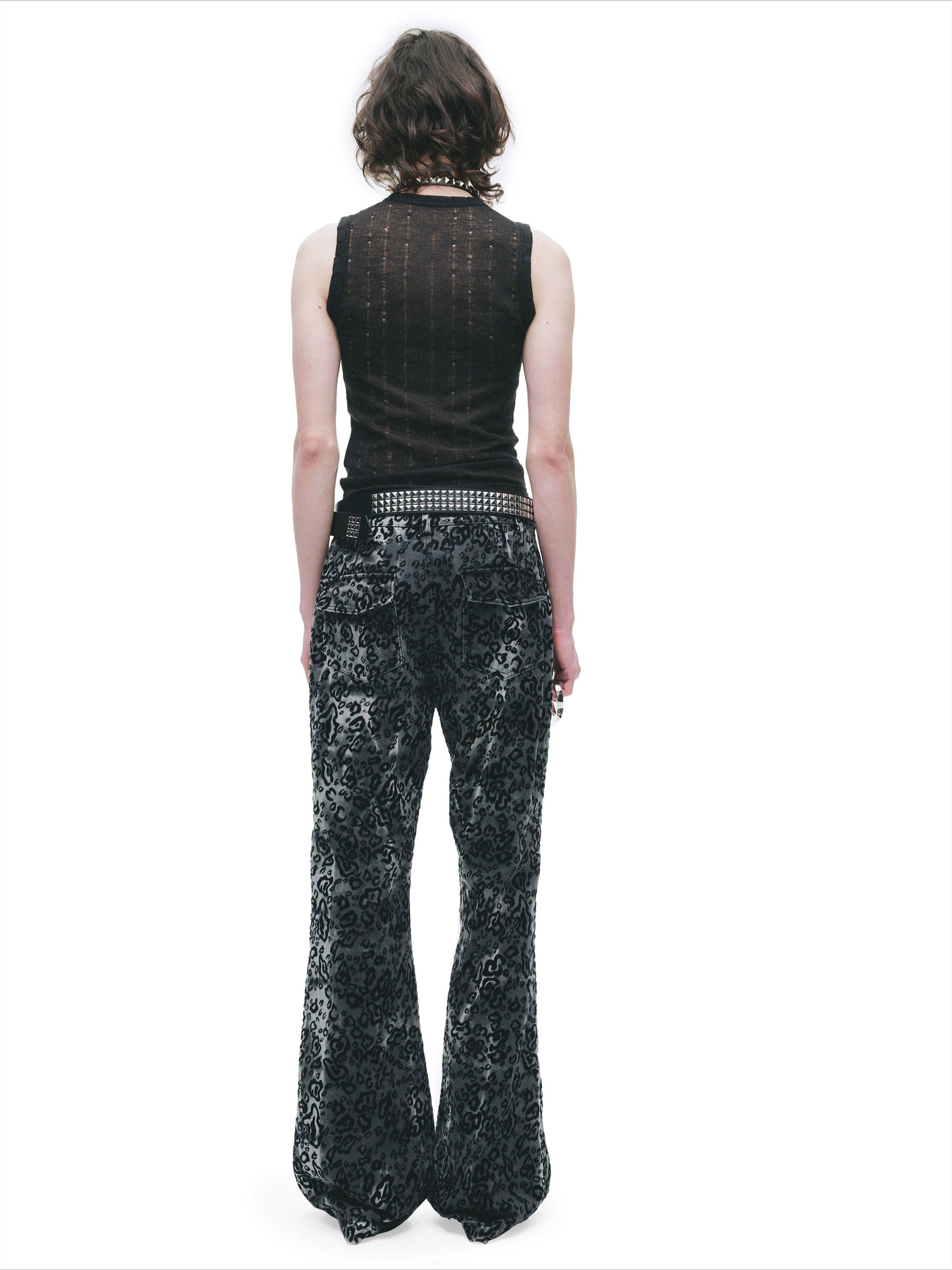 Deconstructed Cut-Out Punk Tank Top