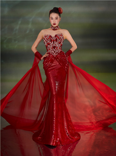 فستان Ruby Radiance