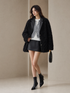 FINAL SALE:Somesowe Black 2-in-1 Woolen Jacket – view 2