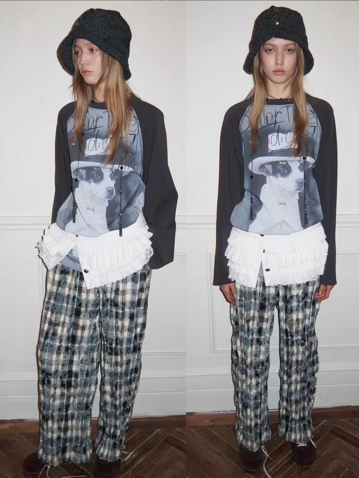 Crystal Graphic Long-Sleeve T-Shirt