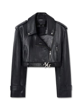 "Djembe Series" 100% Water-stained Lambskin Cropped Jacket - CHINASQUAD