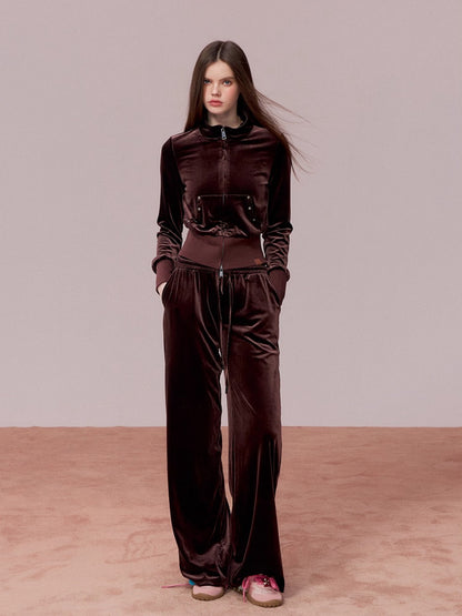 Athleisure Sweatshirt &amp; Jogger Pants Set