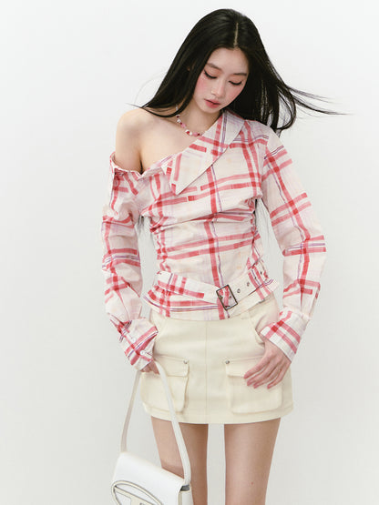 Casual Pocket A-Line Skirt