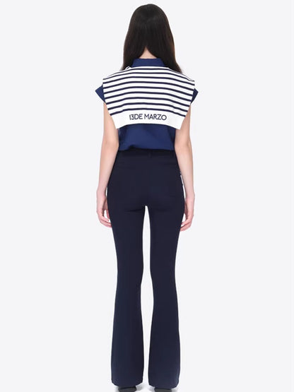 Slim Flare Golf Trousers