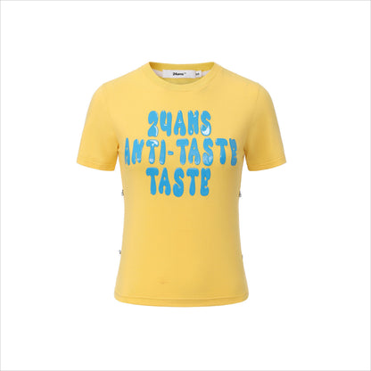 Graphic Waist-Adjustable Slim Fit T-Shirt
