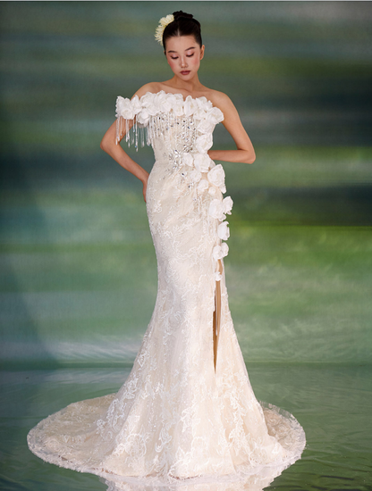 Ivory Blossom Gown