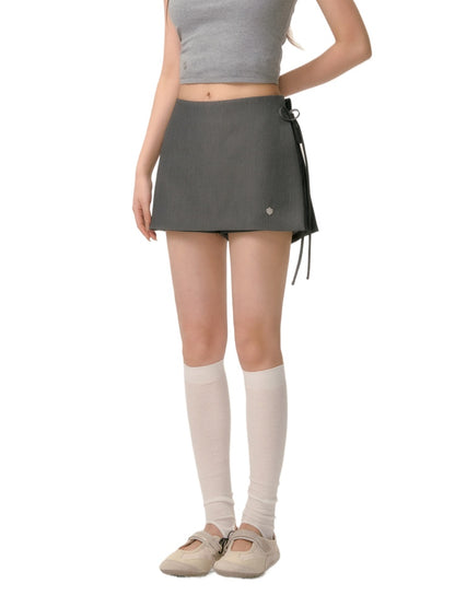 Bow Tie Suit Skirt Pants