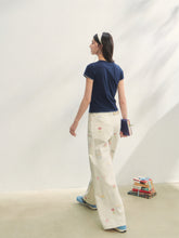 Print Dog Embroidered Tee - CHINASQUAD
