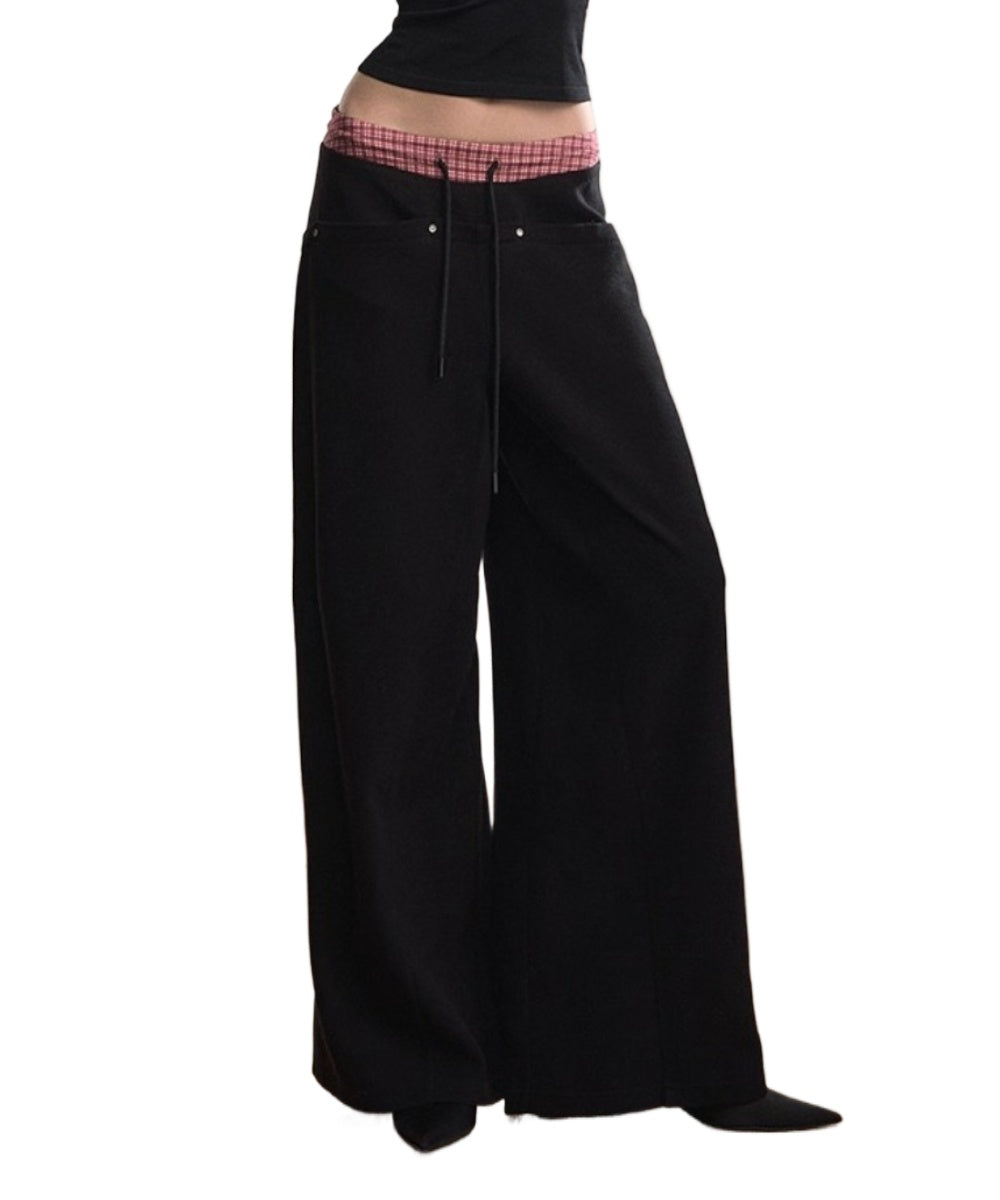 Colorblock Waistband Sweatpants