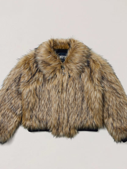 Arctic Cross Faux Fur Jacket