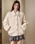 GROUP OF UNIVERSE Fluffy Snow Wool Twill Cut Jacket – view 13