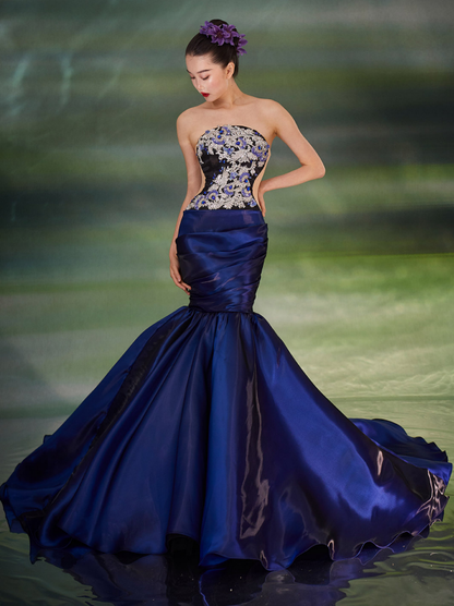 Midnight Bloom Gown
