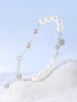 "Flower Deity" Crystal and Pearl Beaded Bracelet - CHINASQUAD