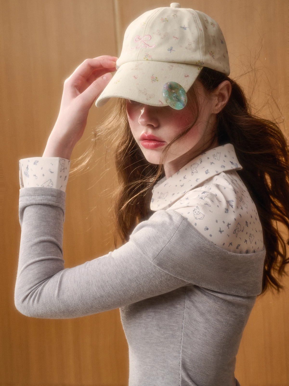 Bunny Fountain Original Printed Two-Piece Set