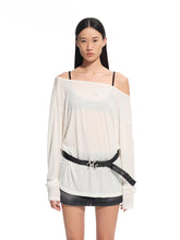 Tie-dye Denim Fashion Aluminum Wire Belt - CHINASQUAD