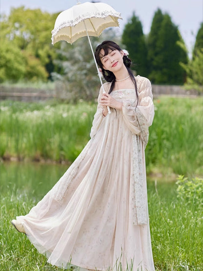 &quot;纱雾&quot; Han Element Maxi Dress