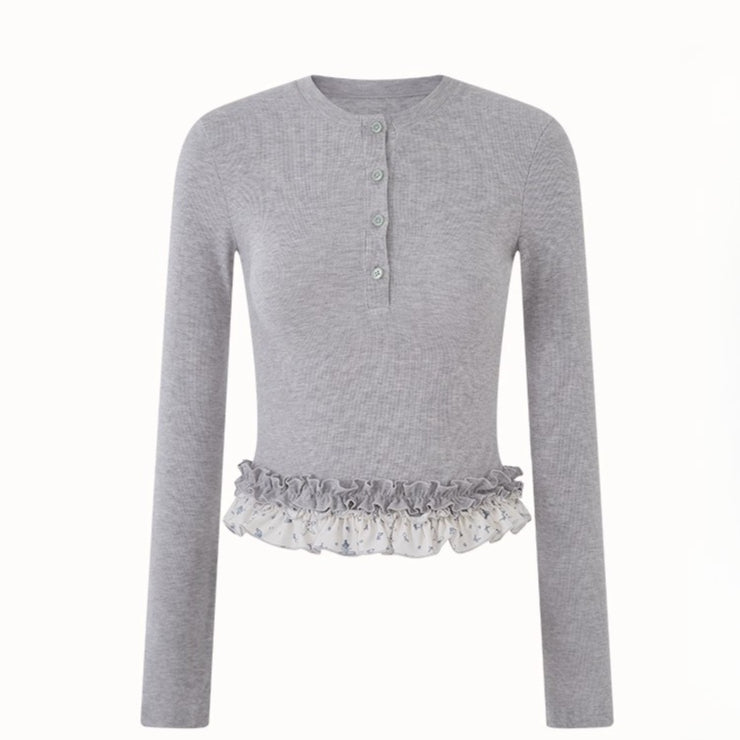 Little Velvet Bunny Printed Fitted T-Shirt