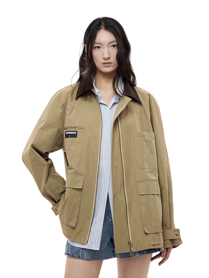 Refined Wool-Blend Short Jacket