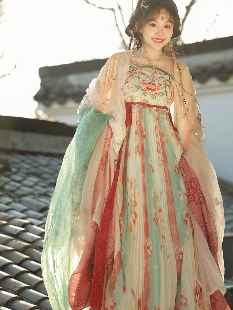 &quot;长安乐&quot; Tang Dynasty Hanfu Set