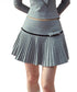 Polka Dot Bow Pleated Skirt - CHINASQUAD