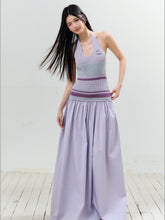 V-Neck Halter Backless Dress - CHINASQUAD