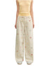 Floral Embroidered Casual Straight-leg Pants - CHINASQUAD